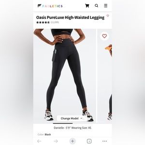 Fabletics oasis legging 2x